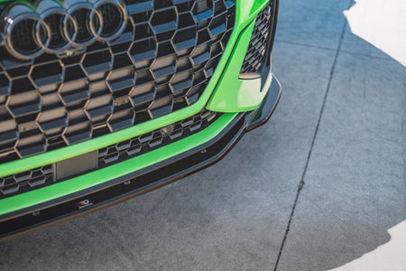Maxton Front Splitter V.2 Audi RSq3 F3 - Gloss Black