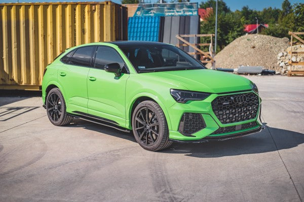 Maxton Front Splitter V.2 Audi RSq3 F3 - Gloss Black