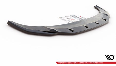 Maxton Front Splitter V.2 Audi RSq3 F3 - Gloss Black