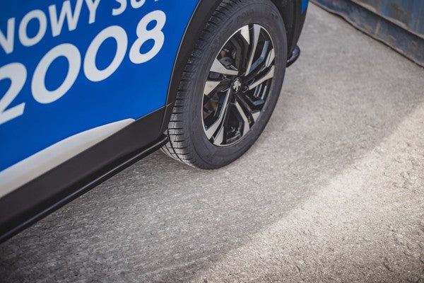 Maxton Side Skirts Diffusers Peugeot 2008 Mk2 - Gloss Black