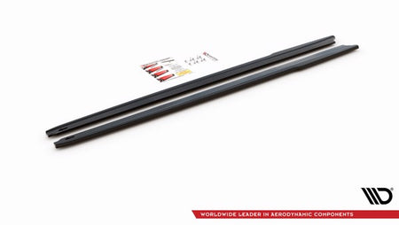 Maxton Side Skirts Diffusers BMW Z4 M-Pack G29 - Gloss Black