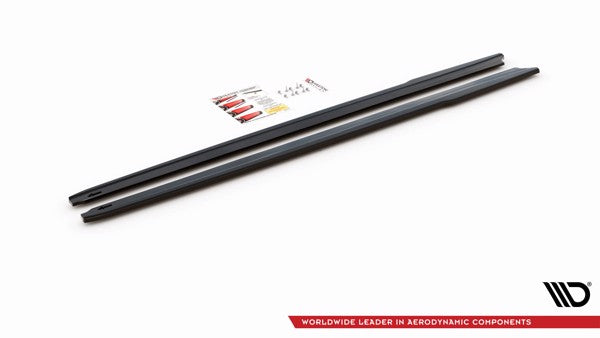 Maxton Side Skirts Diffusers BMW Z4 M-Pack G29 - Gloss Black