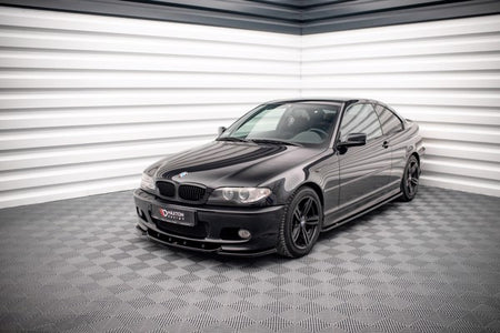 Maxton Side Skirts Diffusers V.2 BMW 3 Coupe M-Pack E46 - Gloss Black