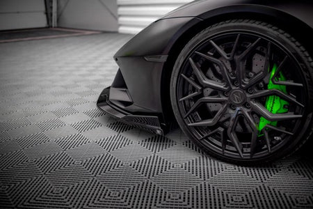 Maxton Front Splitter Lamborghini Huracan Evo - Gloss Black