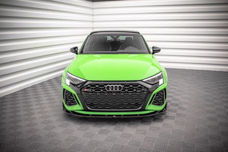 Maxton Front Splitter V.2 Audi RS3 8Y - Gloss Black