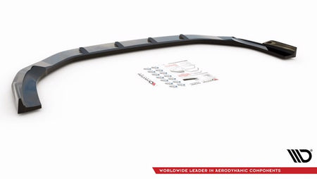 Maxton Front Splitter V.2 Audi RS3 8Y - Gloss Black