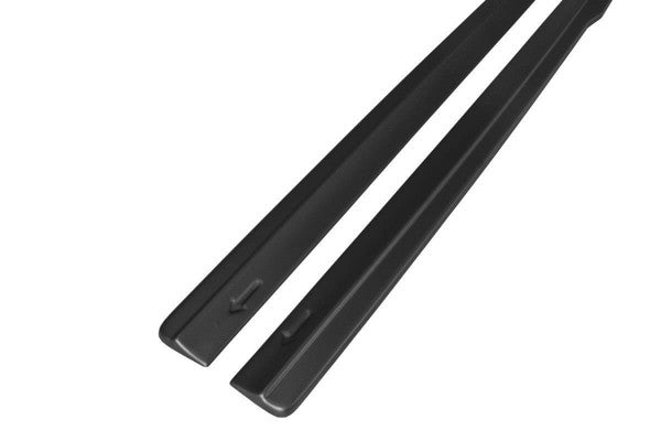 Maxton Side Skirts Diffusers Audi TT S / TT S-Line 8J  - Gloss Black