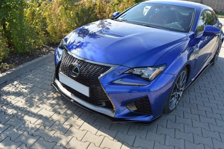 Maxton Front Splitter V.1 Lexus Rc F - Gloss Black