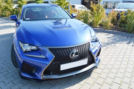 Maxton Front Splitter V.1 Lexus Rc F - Gloss Black