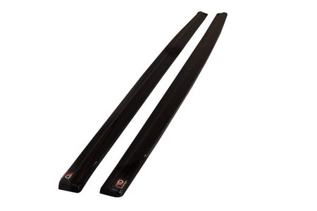 Maxton Side Skirts Diffusers BMW 3-Series F30 Phase-Ii Sedan M-Sport - Gloss Black