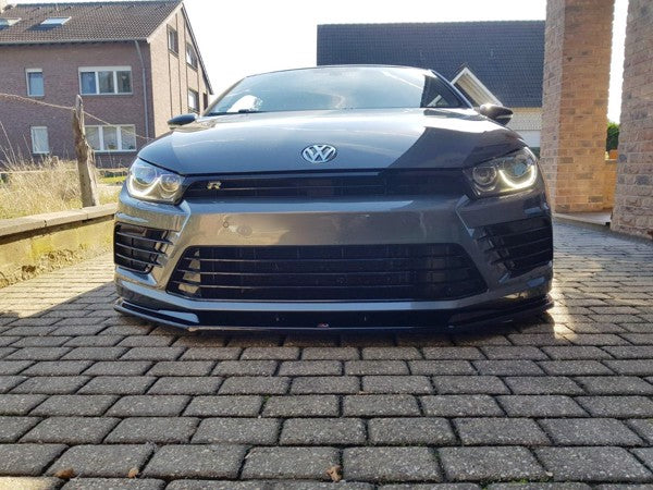 Maxton Front Splitter V.1 Volkswagen Scirocco Mk.3 R Facelift - Gloss Black