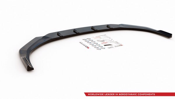 Maxton Front Splitter V.4 Hyundai I30 N Mk3 Hatchback/ Fastback - Gloss Black