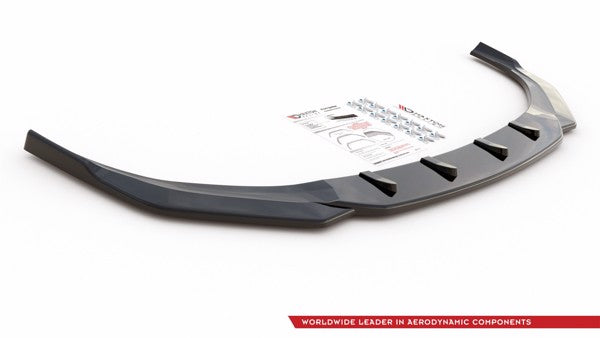 Maxton Front Splitter V.4 Hyundai I30 N Mk3 Hatchback/ Fastback - Gloss Black
