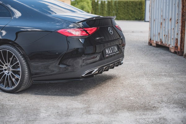 Maxton Central Rear Splitter Mercedes-Benz Cls Amg-Line C257 - Gloss Black