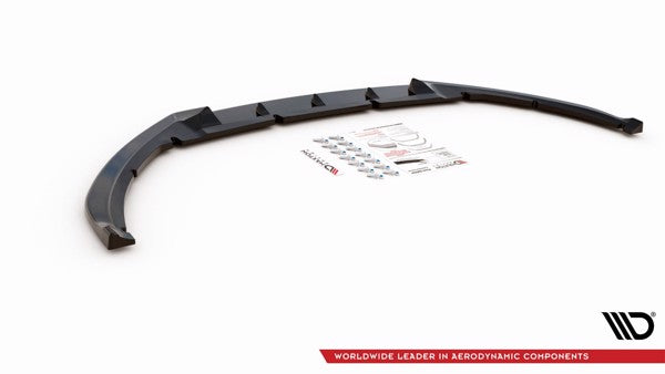 Maxton Front Splitter V.4 Ford Focus St Mk3 Facelift - Gloss Black