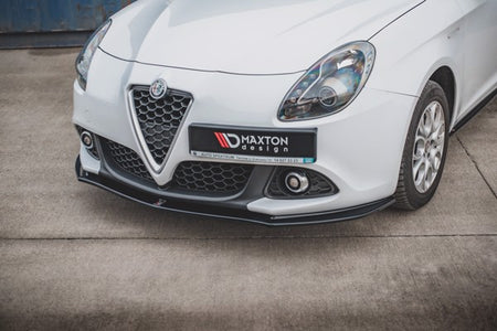 Maxton Front Splitter V.1 Alfa Romeo Giulietta Facelift - Gloss Black