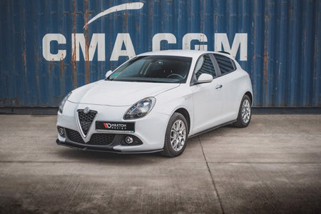 Maxton Front Splitter V.1 Alfa Romeo Giulietta Facelift - Gloss Black
