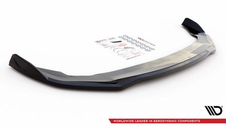 Maxton Front Splitter V.3 BMW 2 Gran Coupe M-Pack / M235I F44 - Gloss Black