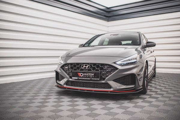 Maxton Street Pro Front Splitter Hyundai I30 N Hatchback/Fastback Mk3 Facelift - Black