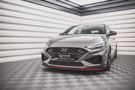 Maxton Street Pro Front Splitter Hyundai I30 N Hatchback/Fastback Mk3 Facelift - Black
