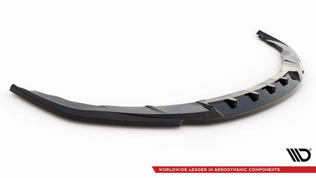 Maxton Front Splitter V.2 Porsche Panamera Turbo Sport Design Package 970 - Gloss Black