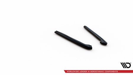 Maxton Rear Side Splitters Ford Mustang Mk5 Facelift - Gloss Black
