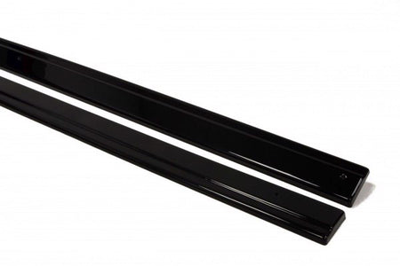 Maxton Side Skirts Diffusers V.1 VW Golf 7 R / R-Line - Gloss Black