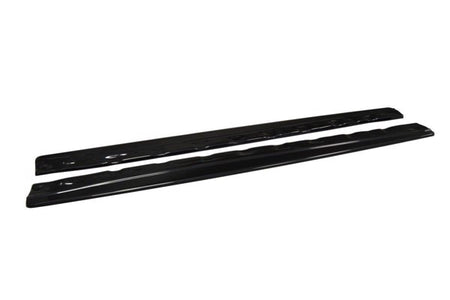 Maxton Side Skirts Diffusers Honda Civic Mk9 Facelift - Gloss Black
