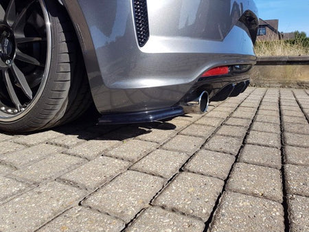 Maxton Rear Side Splitters Volkswagen Scirocco Mk.3 R Facelift - Gloss Black