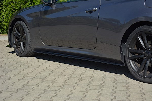 Maxton Side Skirts Diffusers Hyundai Genesis Coupé Mk.1 - Gloss Black