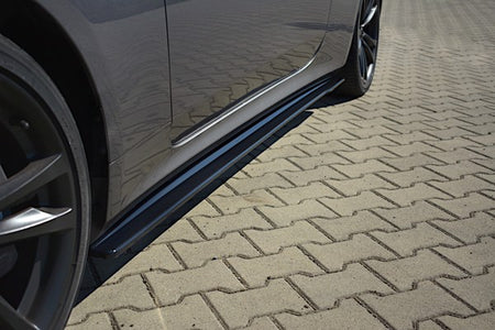 Maxton Side Skirts Diffusers Hyundai Genesis Coupé Mk.1 - Gloss Black