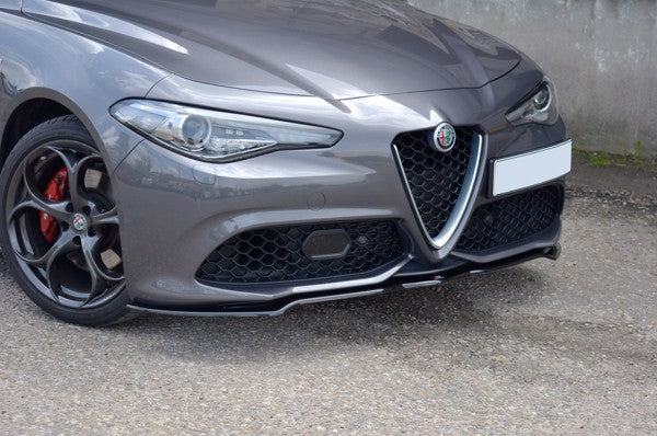 Maxton Front Splitter V.1 Alfa Romeo Giulia Veloce - Gloss Black