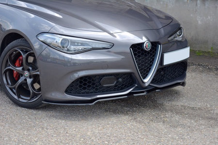Maxton Front Splitter V.1 Alfa Romeo Giulia Veloce - Gloss Black