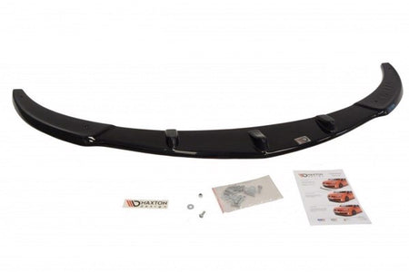 Maxton Front Splitter Opel Corsa D (For Opc / Vxr) - Gloss Black