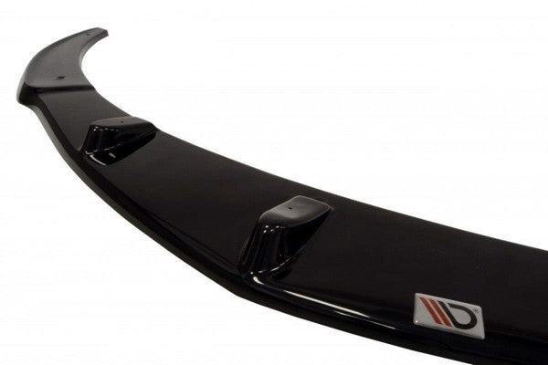 Maxton Front Splitter Opel Corsa D (For Opc / Vxr) - Gloss Black