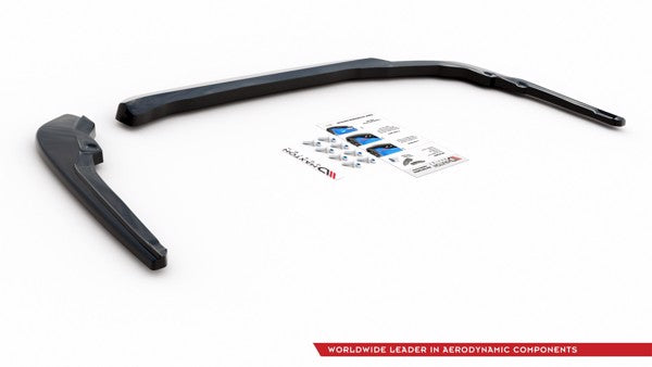 Maxton Rear Side Splitters Toyota Corolla Xii Touring Sports - Gloss Black