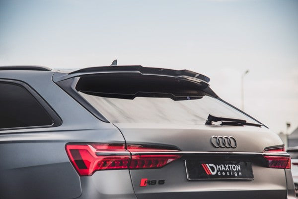 Maxton Spoiler Cap V.1 Audi RS6 C8 - Gloss Black
