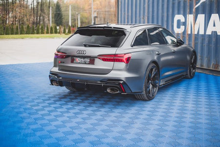 Maxton Spoiler Cap V.1 Audi RS6 C8 - Gloss Black