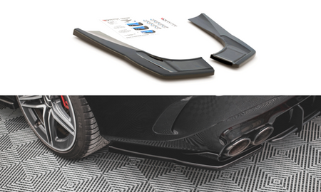 Maxton Rear Side Splitters Mercedes-Amg Cla 35 Aero / 45 Aero C118 - Gloss Black