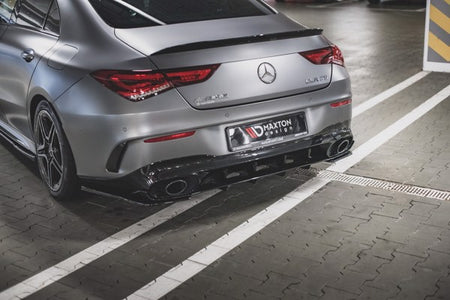 Maxton Rear Side Splitters Mercedes-Amg Cla 35 Aero / 45 Aero C118 - Gloss Black