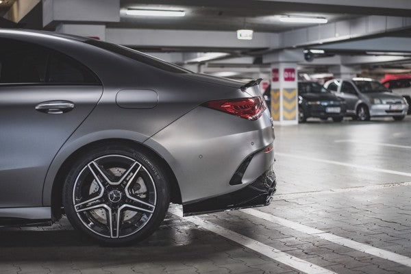 Maxton Rear Side Splitters Mercedes-Amg Cla 35 Aero / 45 Aero C118 - Gloss Black