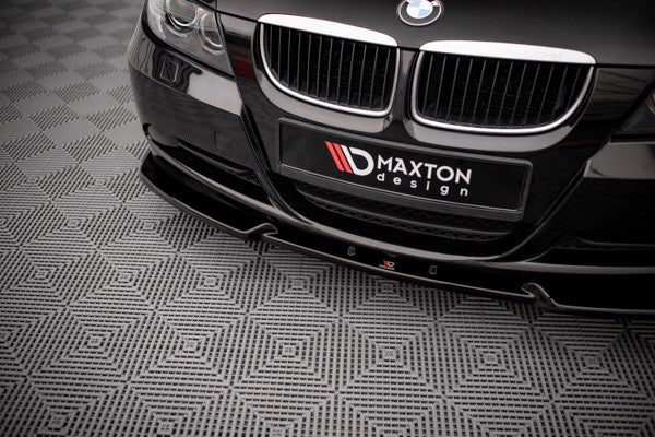 Maxton Front Splitter V.1 BMW 3 E90 - Gloss Black