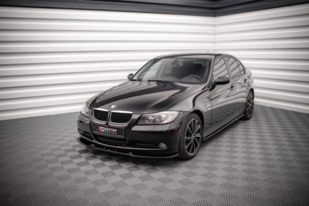 Maxton Front Splitter V.1 BMW 3 E90 - Gloss Black