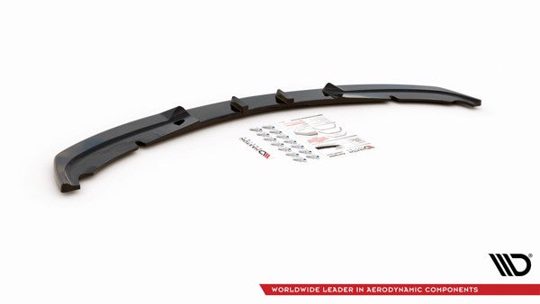 Maxton Front Splitter V.1 BMW 3 E90 - Gloss Black