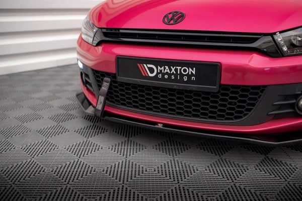 Maxton Front Splitter V.2 Volkswagen Scirocco Mk3 - Gloss Black