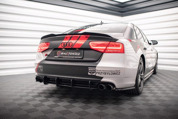 Maxton Street Pro Rear Diffuser Audi S8 D4 - Black
