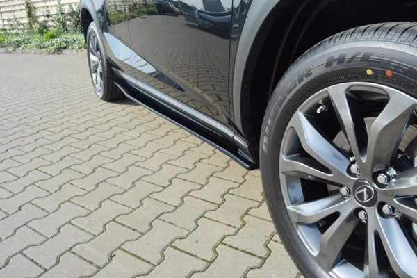 Maxton Side Skirts Diffusers Lexus Nx Preface/Facelift - Gloss Black