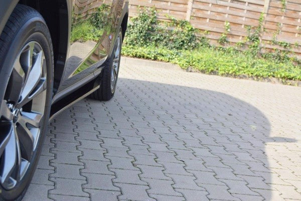 Maxton Side Skirts Diffusers Lexus Nx Preface/Facelift - Gloss Black