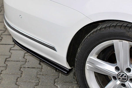Maxton Rear Side Splitters VW Passat B7 R-Line Variant - Gloss Black