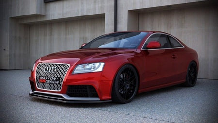 Maxton Front Splitter Audi RS5 Facelift Model (2011-) - Gloss Black